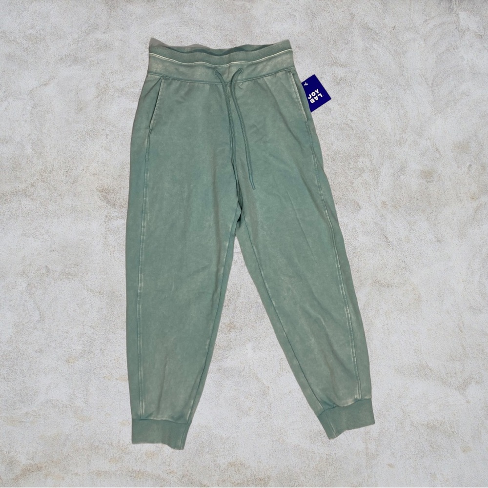 Mint green high waisted joggers